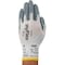 Ansell Foam Nitrile Coated Gloves, Foam Nitrile, Palm, 3 Abrasion Level, White/Gray, 8 12 PK 205571 - alternate 1